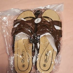 Star Bay Sandals, Brown